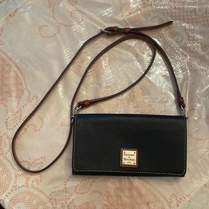 Dooney and Bourke Large Wallet Crossbody Bag with Shoulder Strap